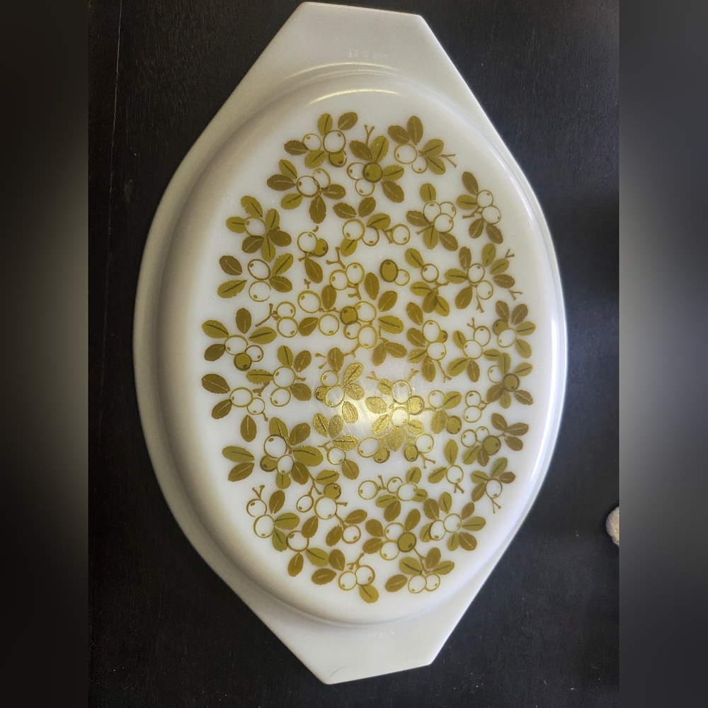 Pyrex‎ Oval Verde Lid Lid Only